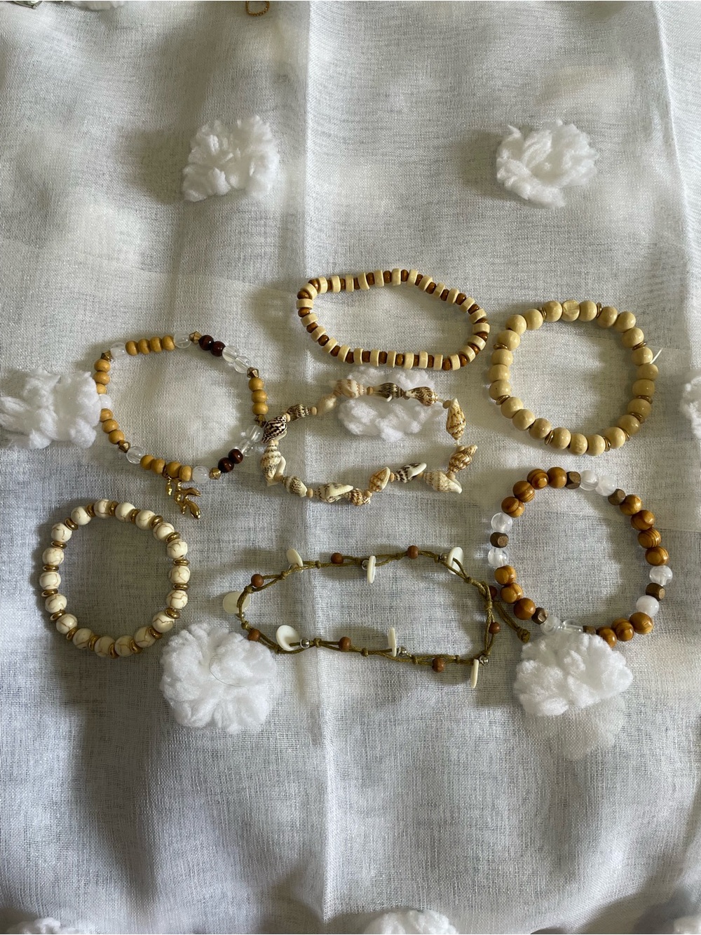 Seven Boho-Beachy Bracelets